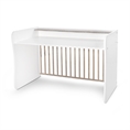 Bed MiniMAX NEW white+artwood /study desk/